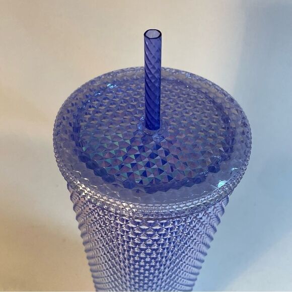 Starbucks rare collectible Studded Blue Ombre 24oz Plastic Cold Cup 2021 - Picture 4 of 11